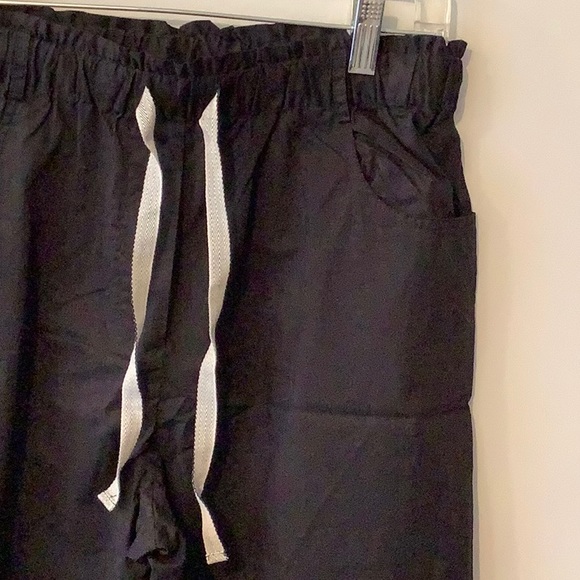 Terse Black 100% Cotton Ankle Pants - Picture 2 of 6